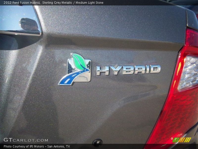 Sterling Grey Metallic / Medium Light Stone 2012 Ford Fusion Hybrid