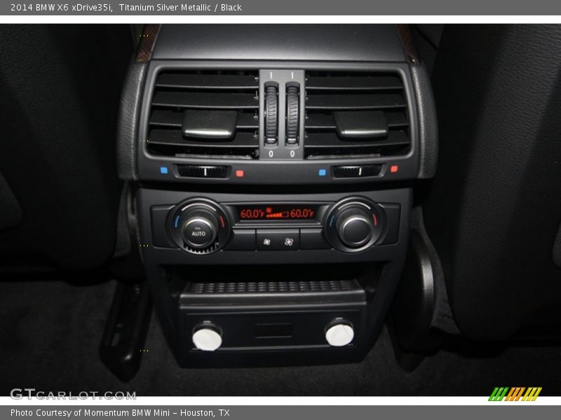 Titanium Silver Metallic / Black 2014 BMW X6 xDrive35i