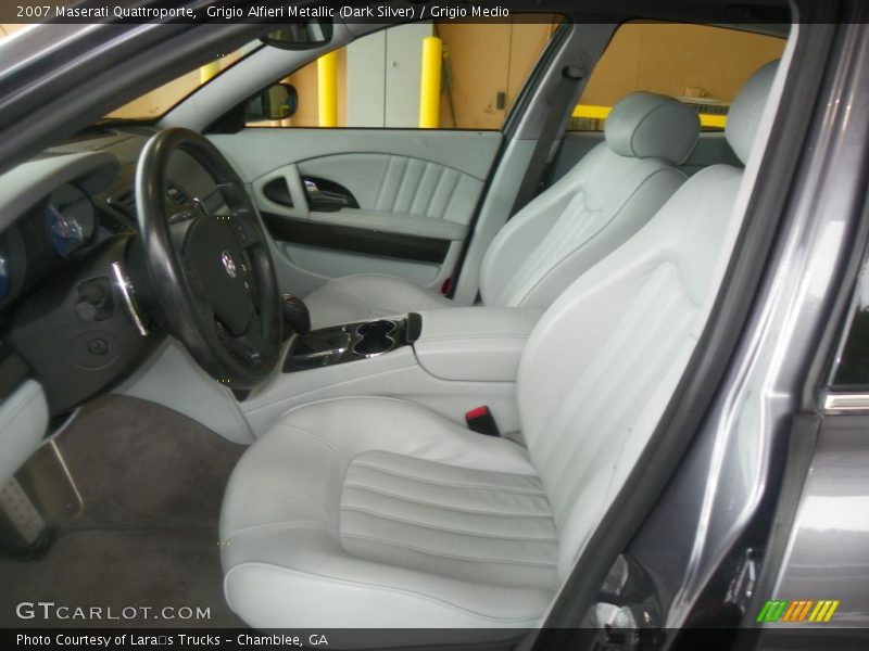 Grigio Alfieri Metallic (Dark Silver) / Grigio Medio 2007 Maserati Quattroporte