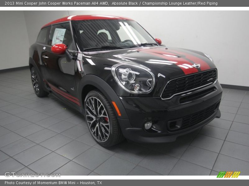 Absolute Black / Championship Lounge Leather/Red Piping 2013 Mini Cooper John Cooper Works Paceman All4 AWD
