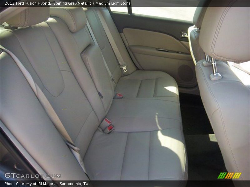 Sterling Grey Metallic / Medium Light Stone 2012 Ford Fusion Hybrid