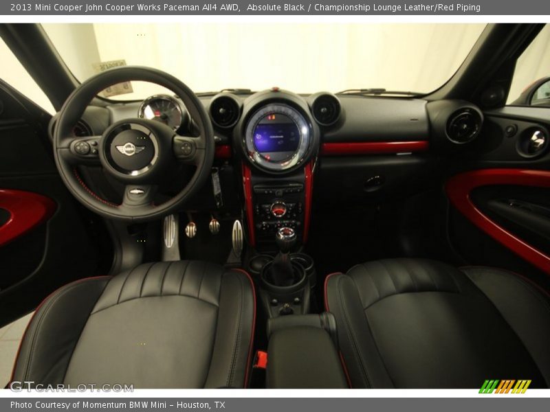 Dashboard of 2013 Cooper John Cooper Works Paceman All4 AWD