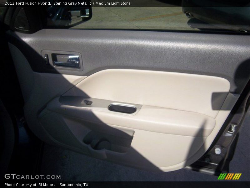 Sterling Grey Metallic / Medium Light Stone 2012 Ford Fusion Hybrid