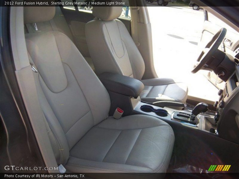 Sterling Grey Metallic / Medium Light Stone 2012 Ford Fusion Hybrid