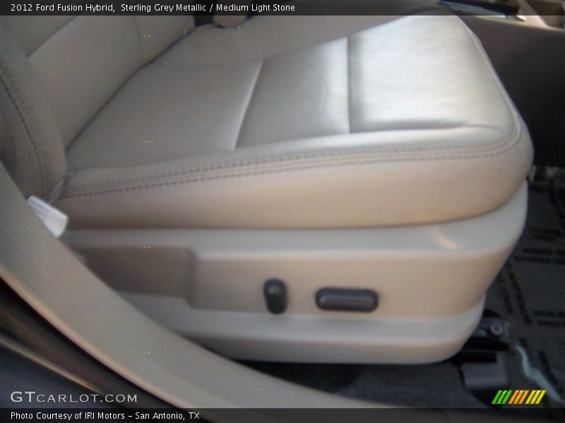 Sterling Grey Metallic / Medium Light Stone 2012 Ford Fusion Hybrid