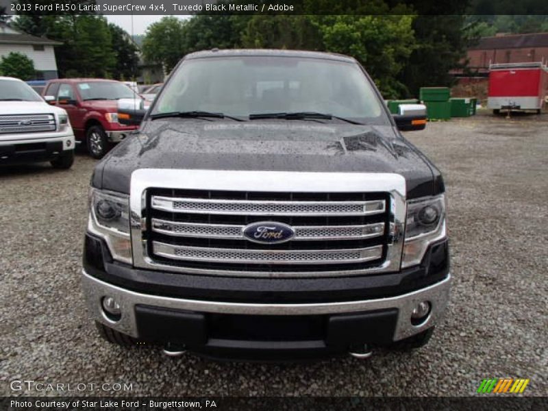 Tuxedo Black Metallic / Adobe 2013 Ford F150 Lariat SuperCrew 4x4