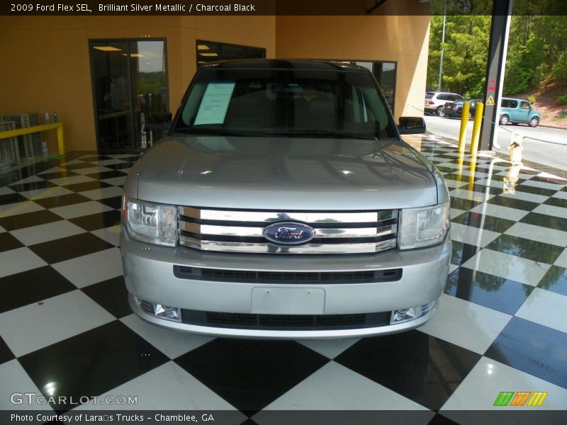 Brilliant Silver Metallic / Charcoal Black 2009 Ford Flex SEL
