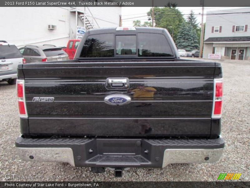 Tuxedo Black Metallic / Adobe 2013 Ford F150 Lariat SuperCrew 4x4