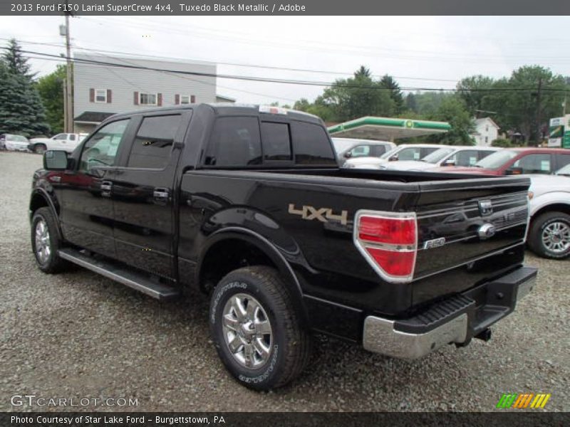 Tuxedo Black Metallic / Adobe 2013 Ford F150 Lariat SuperCrew 4x4