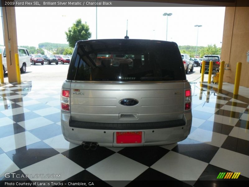 Brilliant Silver Metallic / Charcoal Black 2009 Ford Flex SEL