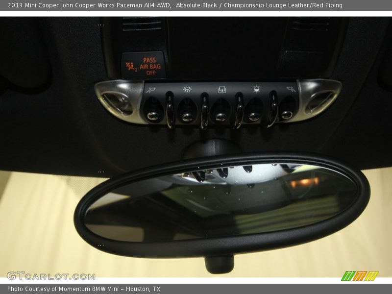 Absolute Black / Championship Lounge Leather/Red Piping 2013 Mini Cooper John Cooper Works Paceman All4 AWD