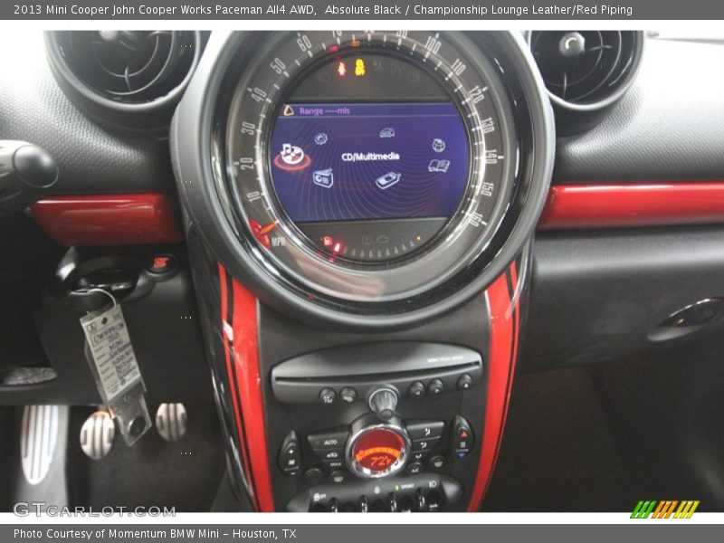 Absolute Black / Championship Lounge Leather/Red Piping 2013 Mini Cooper John Cooper Works Paceman All4 AWD