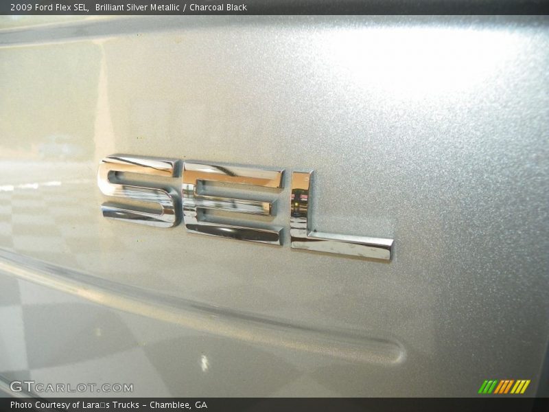 Brilliant Silver Metallic / Charcoal Black 2009 Ford Flex SEL