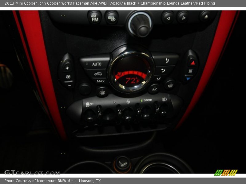 Absolute Black / Championship Lounge Leather/Red Piping 2013 Mini Cooper John Cooper Works Paceman All4 AWD