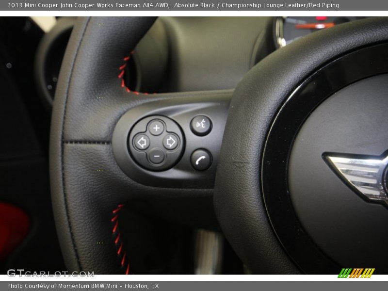 Controls of 2013 Cooper John Cooper Works Paceman All4 AWD