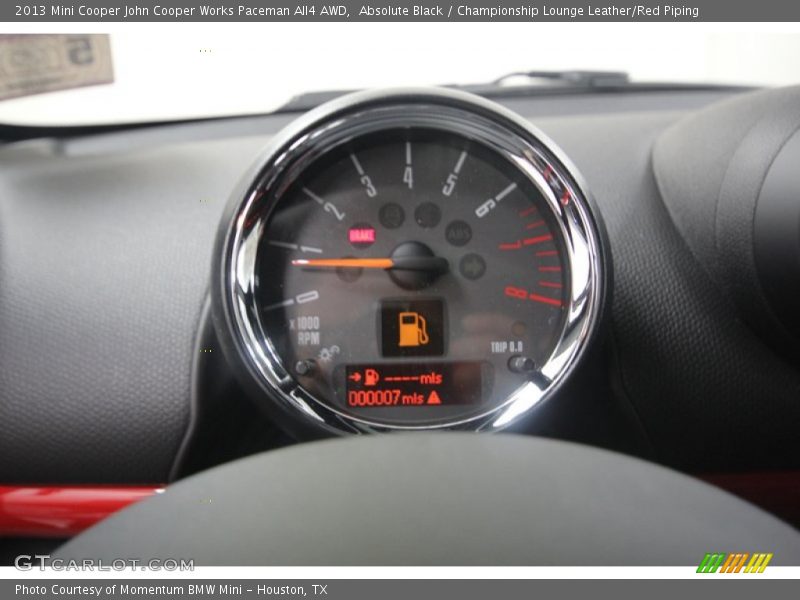 Absolute Black / Championship Lounge Leather/Red Piping 2013 Mini Cooper John Cooper Works Paceman All4 AWD