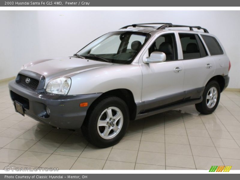 Pewter / Gray 2003 Hyundai Santa Fe GLS 4WD