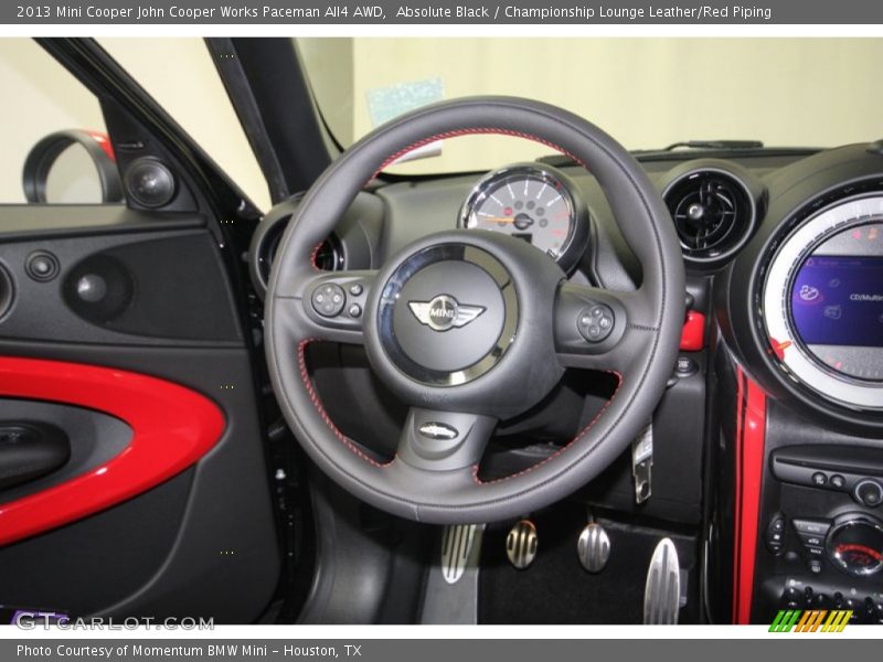  2013 Cooper John Cooper Works Paceman All4 AWD Steering Wheel