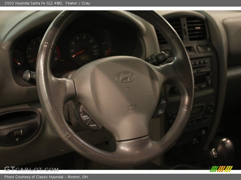 Pewter / Gray 2003 Hyundai Santa Fe GLS 4WD