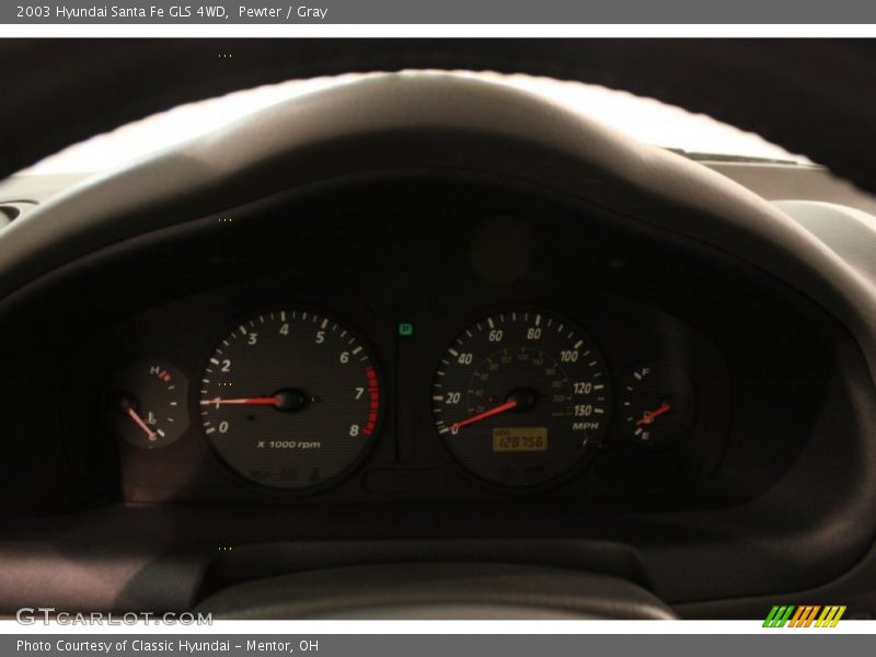 Pewter / Gray 2003 Hyundai Santa Fe GLS 4WD