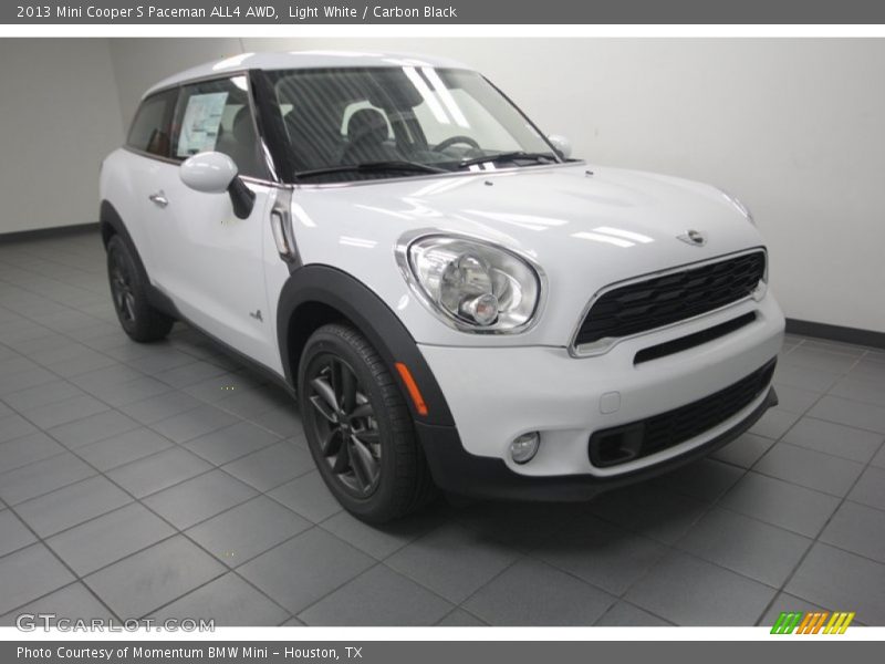 Light White / Carbon Black 2013 Mini Cooper S Paceman ALL4 AWD