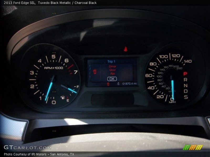 Tuxedo Black Metallic / Charcoal Black 2013 Ford Edge SEL