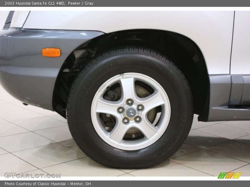 Pewter / Gray 2003 Hyundai Santa Fe GLS 4WD