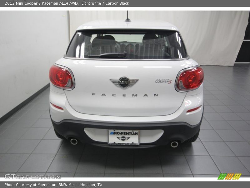 Light White / Carbon Black 2013 Mini Cooper S Paceman ALL4 AWD