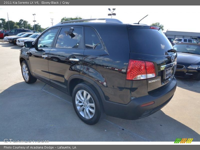 Ebony Black / Gray 2011 Kia Sorento LX V6