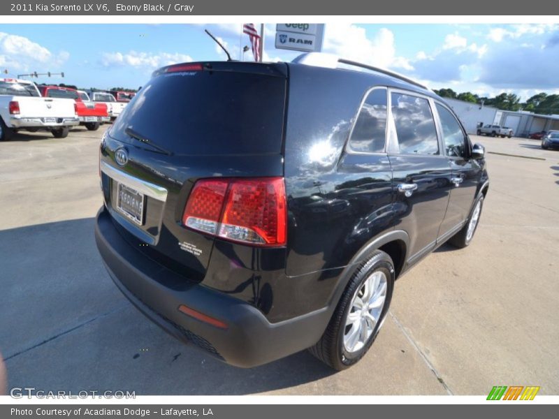 Ebony Black / Gray 2011 Kia Sorento LX V6