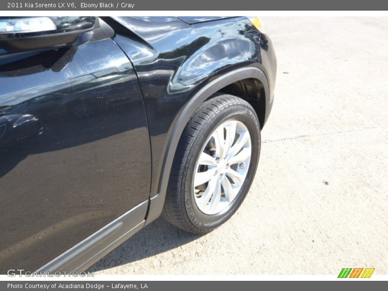 Ebony Black / Gray 2011 Kia Sorento LX V6