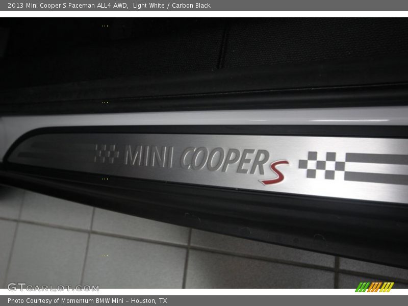 Light White / Carbon Black 2013 Mini Cooper S Paceman ALL4 AWD
