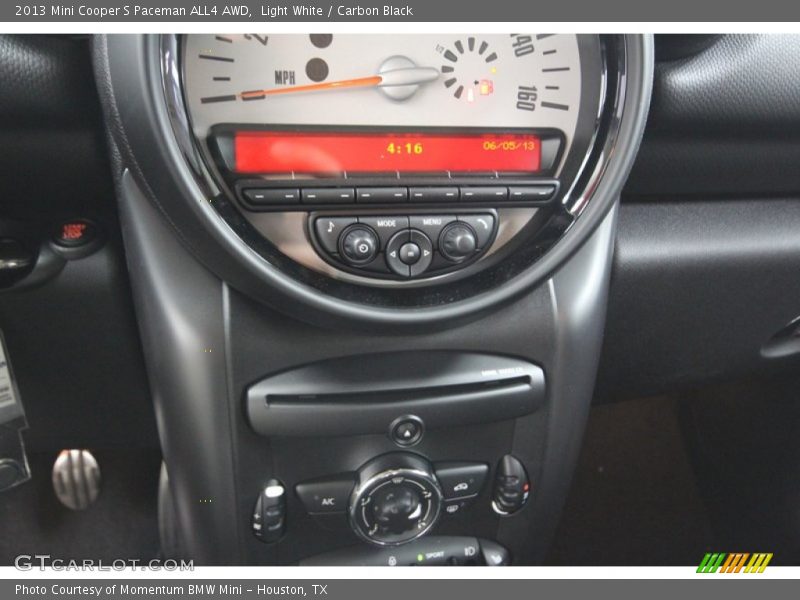 Light White / Carbon Black 2013 Mini Cooper S Paceman ALL4 AWD
