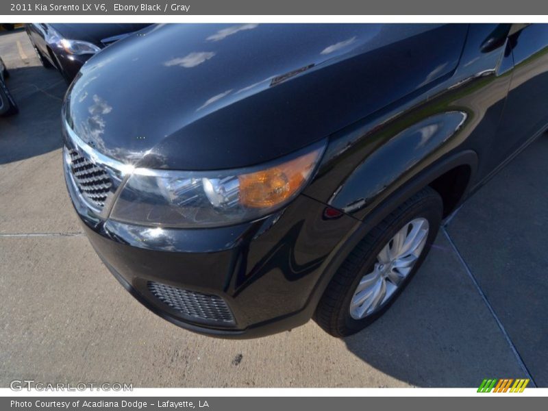 Ebony Black / Gray 2011 Kia Sorento LX V6