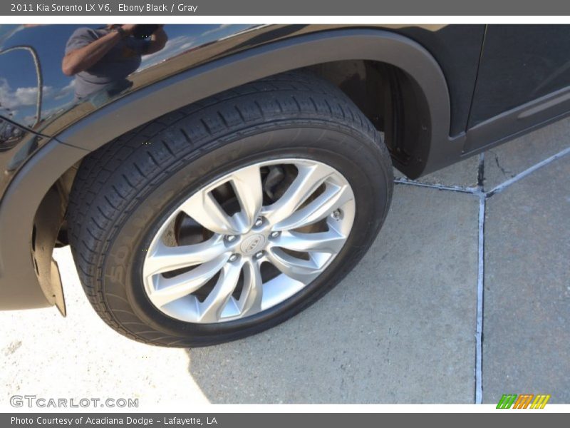 Ebony Black / Gray 2011 Kia Sorento LX V6