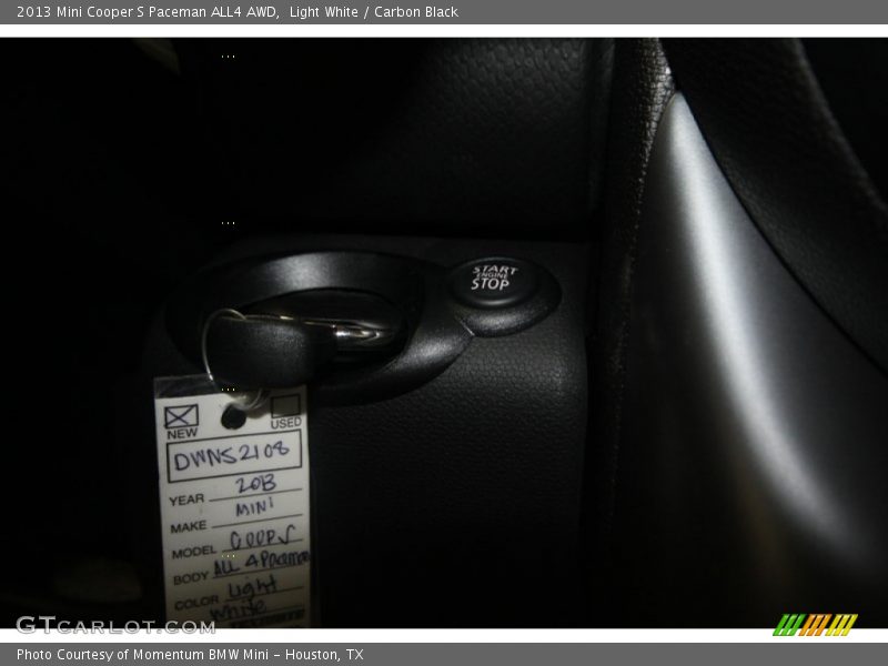 Light White / Carbon Black 2013 Mini Cooper S Paceman ALL4 AWD