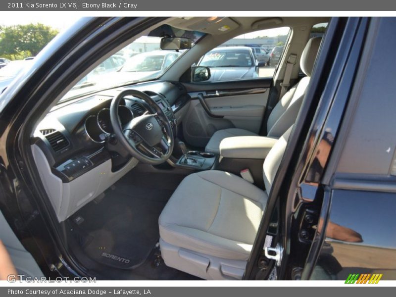 Ebony Black / Gray 2011 Kia Sorento LX V6