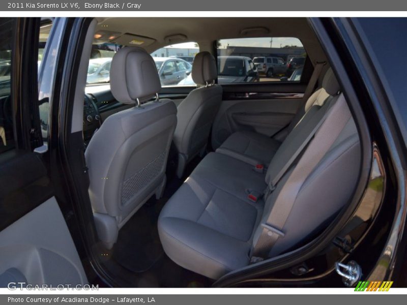 Ebony Black / Gray 2011 Kia Sorento LX V6