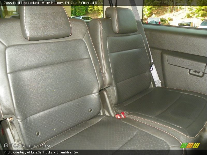 White Platinum Tri-Coat / Charcoal Black 2009 Ford Flex Limited