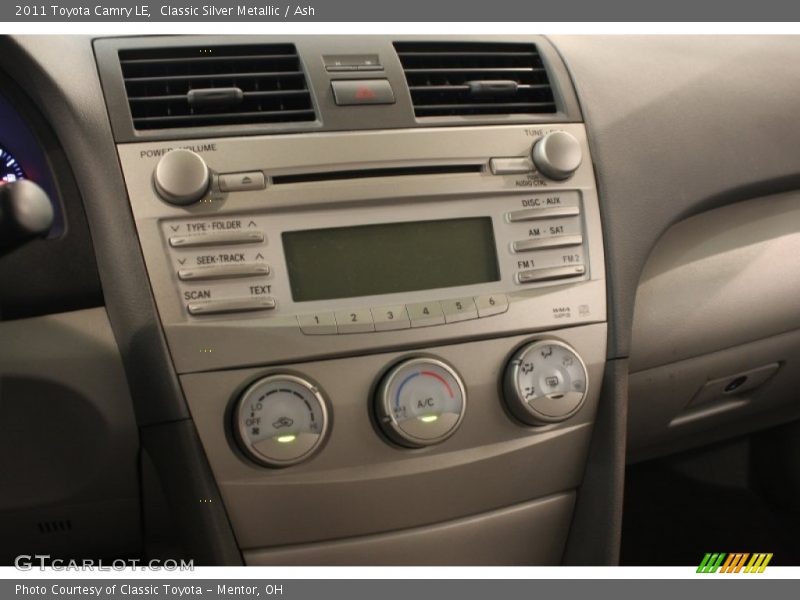 Classic Silver Metallic / Ash 2011 Toyota Camry LE