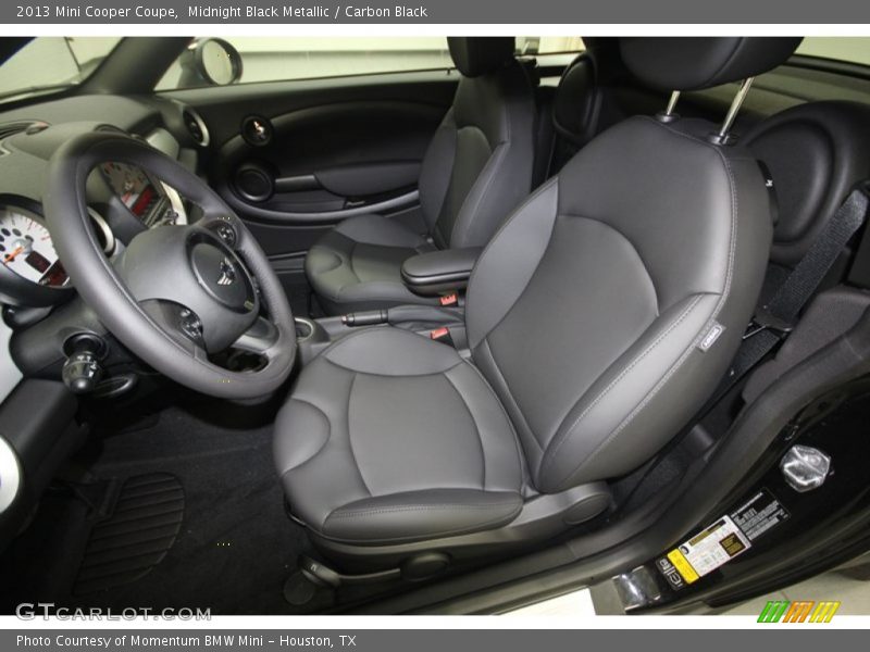 Midnight Black Metallic / Carbon Black 2013 Mini Cooper Coupe