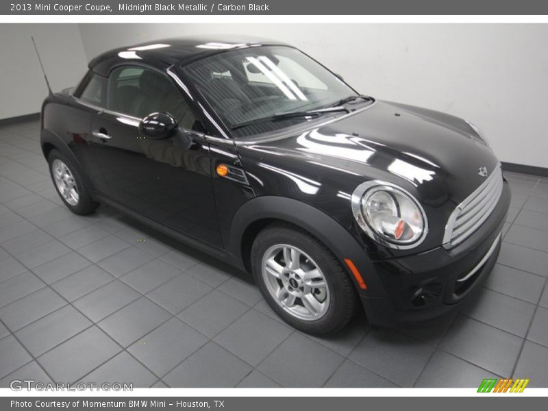 Midnight Black Metallic / Carbon Black 2013 Mini Cooper Coupe