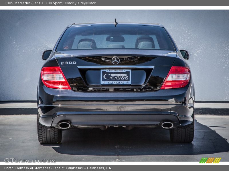 Black / Grey/Black 2009 Mercedes-Benz C 300 Sport