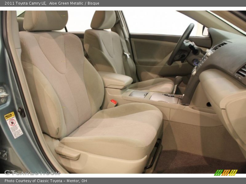 Aloe Green Metallic / Bisque 2011 Toyota Camry LE