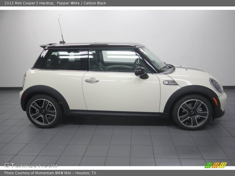 Pepper White / Carbon Black 2013 Mini Cooper S Hardtop
