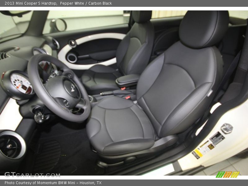Pepper White / Carbon Black 2013 Mini Cooper S Hardtop