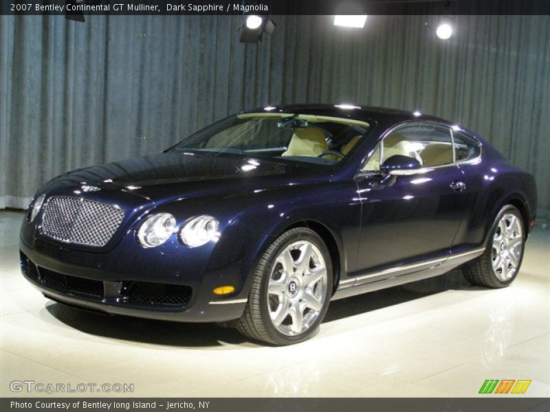 Dark Sapphire / Magnolia 2007 Bentley Continental GT Mulliner