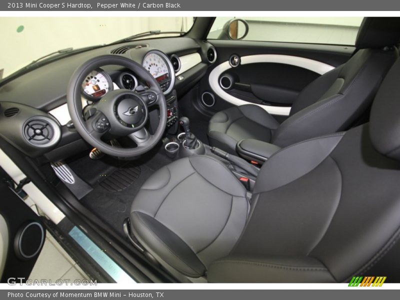 Pepper White / Carbon Black 2013 Mini Cooper S Hardtop
