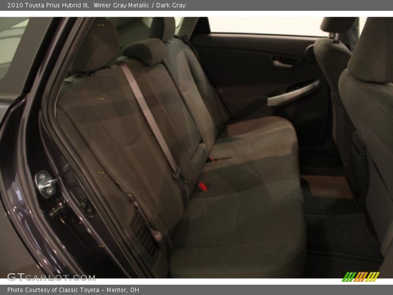 Winter Gray Metallic / Dark Gray 2010 Toyota Prius Hybrid III