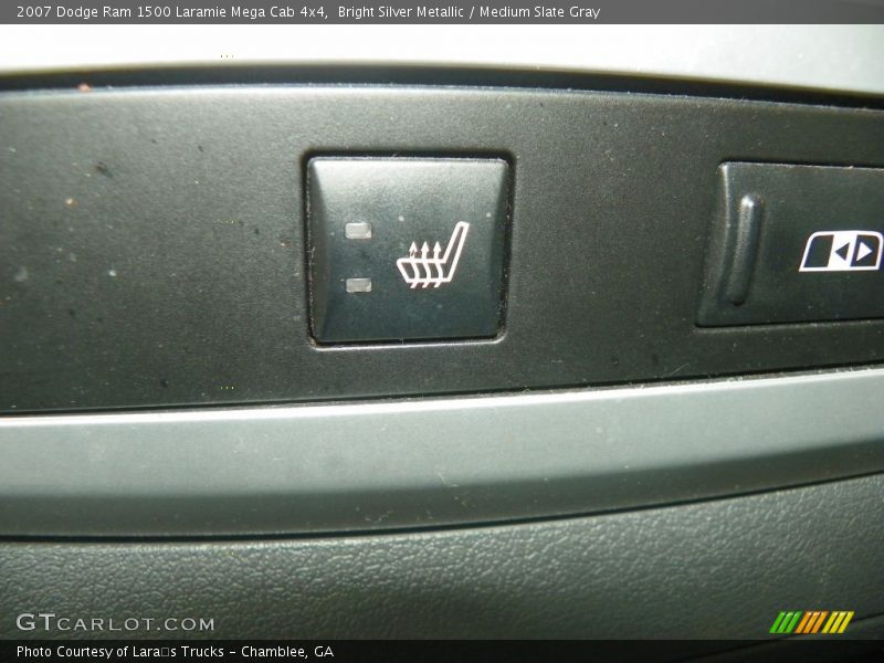 Bright Silver Metallic / Medium Slate Gray 2007 Dodge Ram 1500 Laramie Mega Cab 4x4